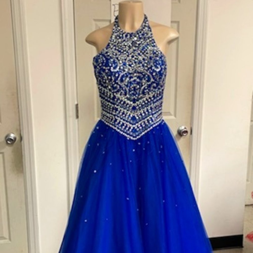 Formal Gown with Crown
